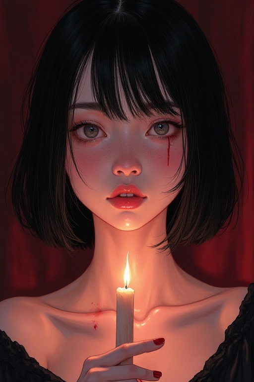 (moody gothic tone) on Tensor.Art