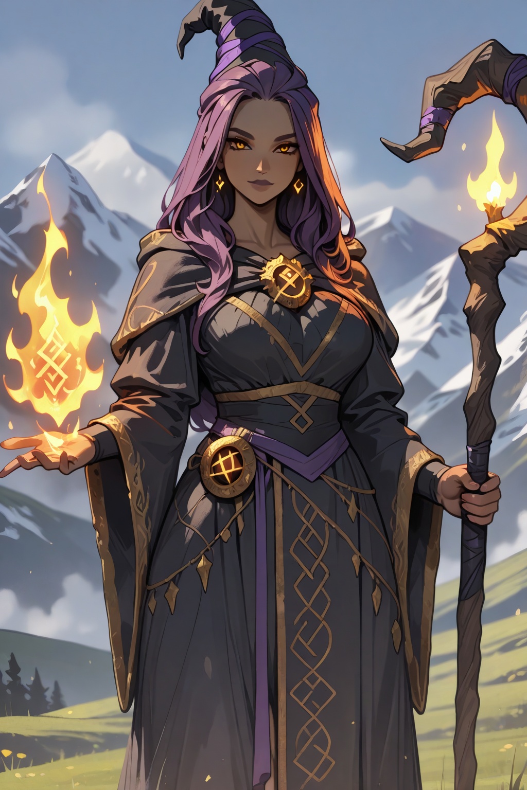 masterpiece,  1girl,  sorceress on Tensor.Art