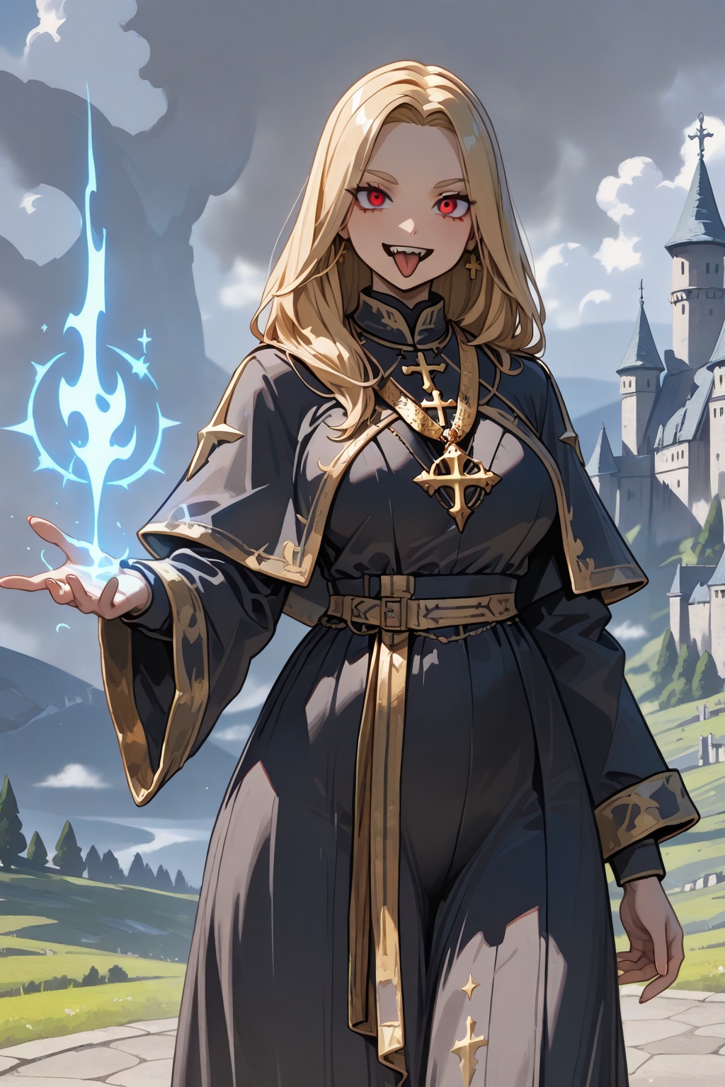 masterpiece,  1girl,  priest on Tensor.Art
