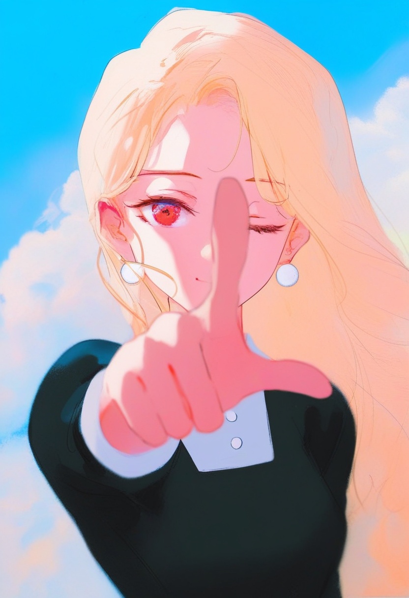 1girl,  solo,  anime-style digital drawing on Tensor.Art