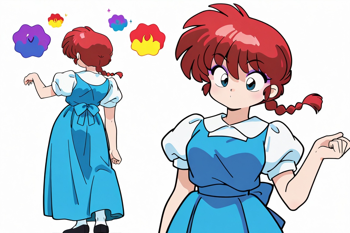 White background,  cute gestures, on Tensor.Art