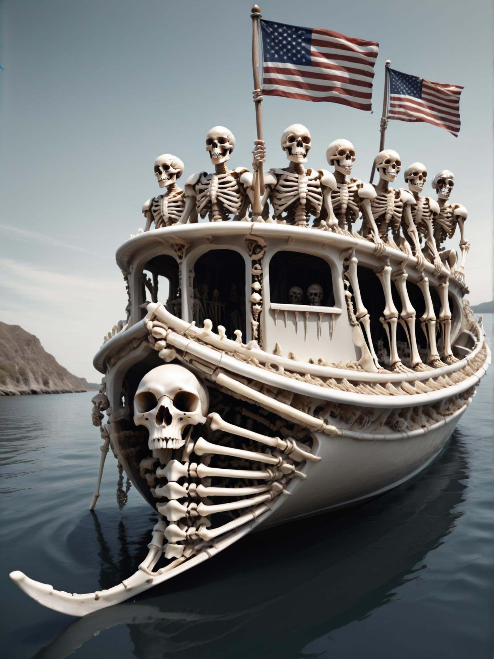 armor,  boat,  multiple man on Tensor.Art