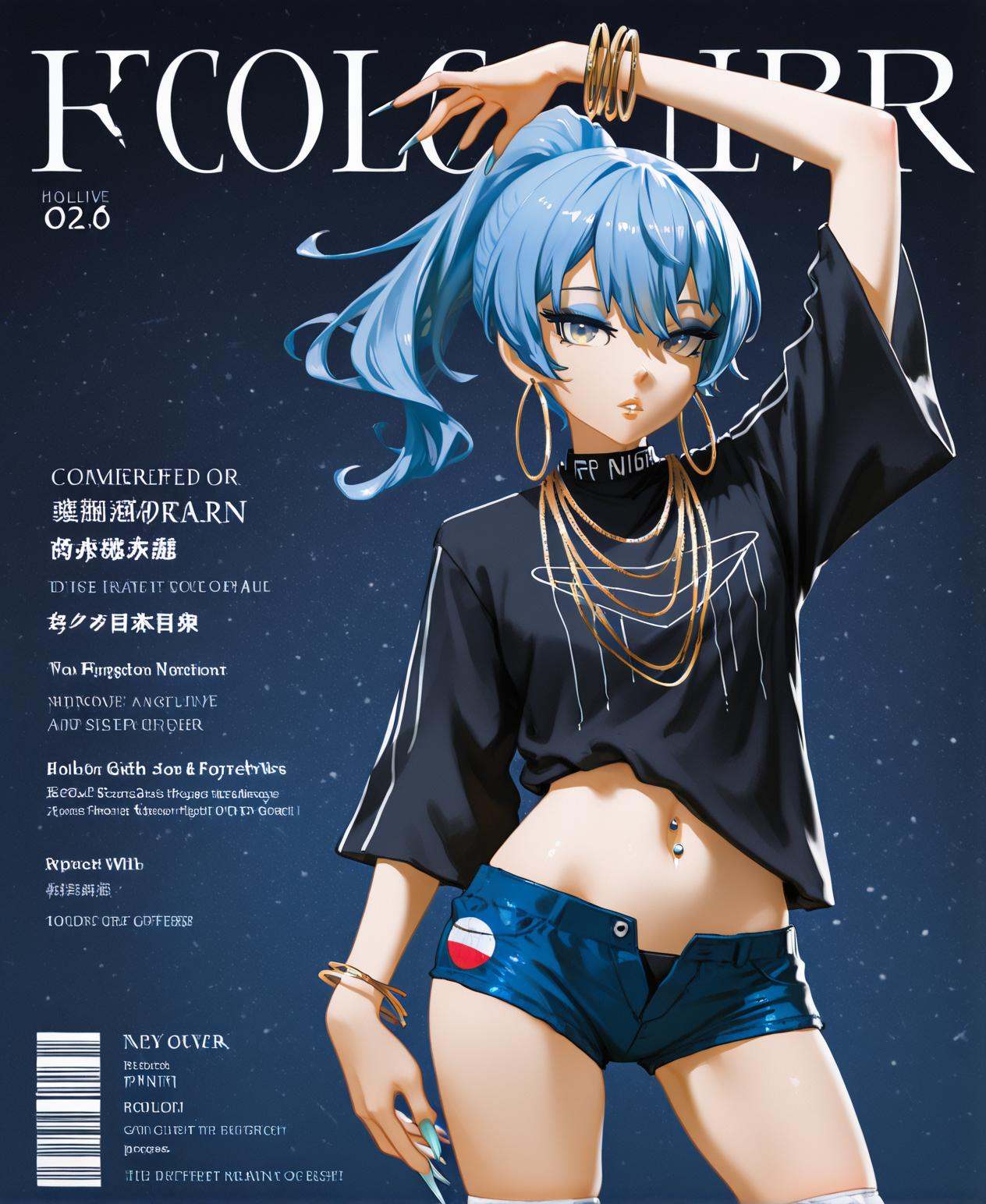 (dino_\(dinoartforame\),  thanabis:0.7),  magazine cover on Tensor.Art