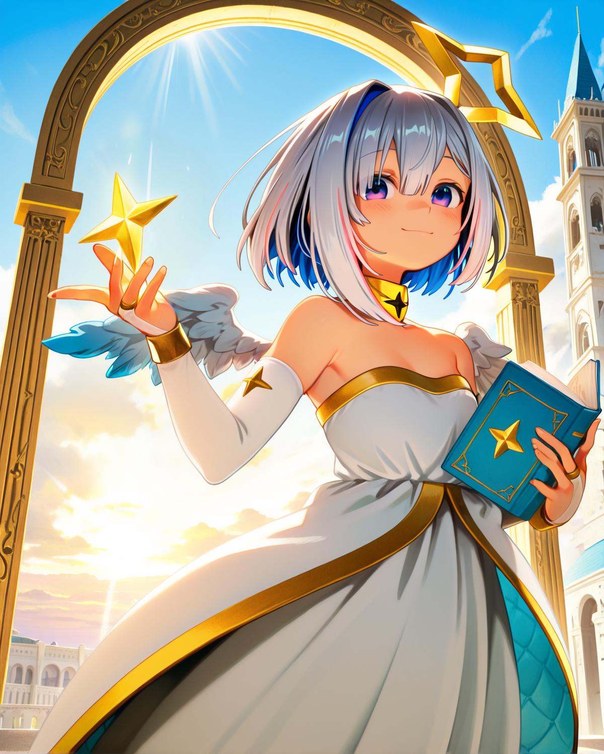 1girl,  solo,  heaven on Tensor.Art