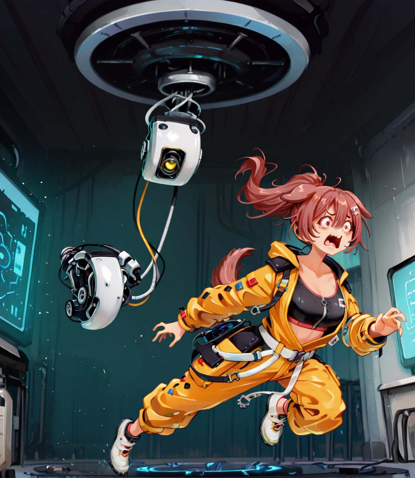 portal \(series\),  portal \(object\),  aperture science handheld portal device on Tensor.Art