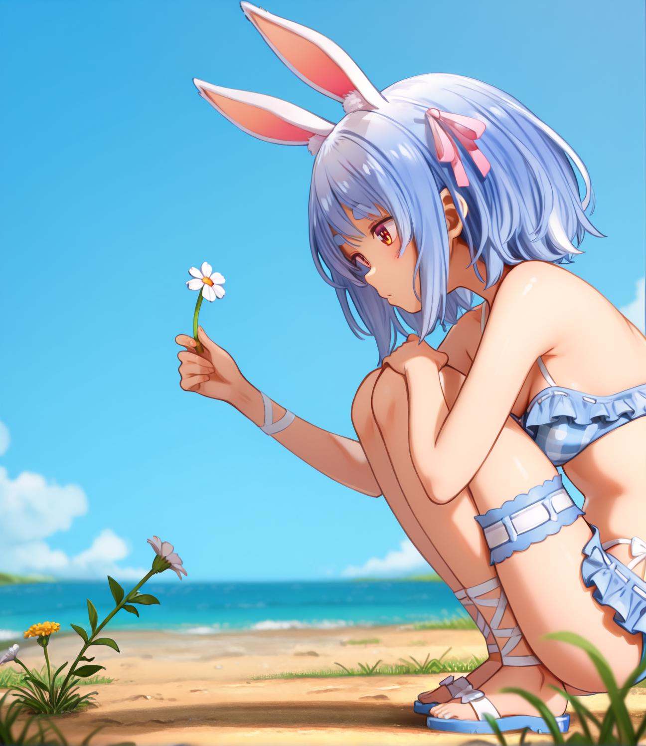 beach,  plant,  grass on Tensor.Art