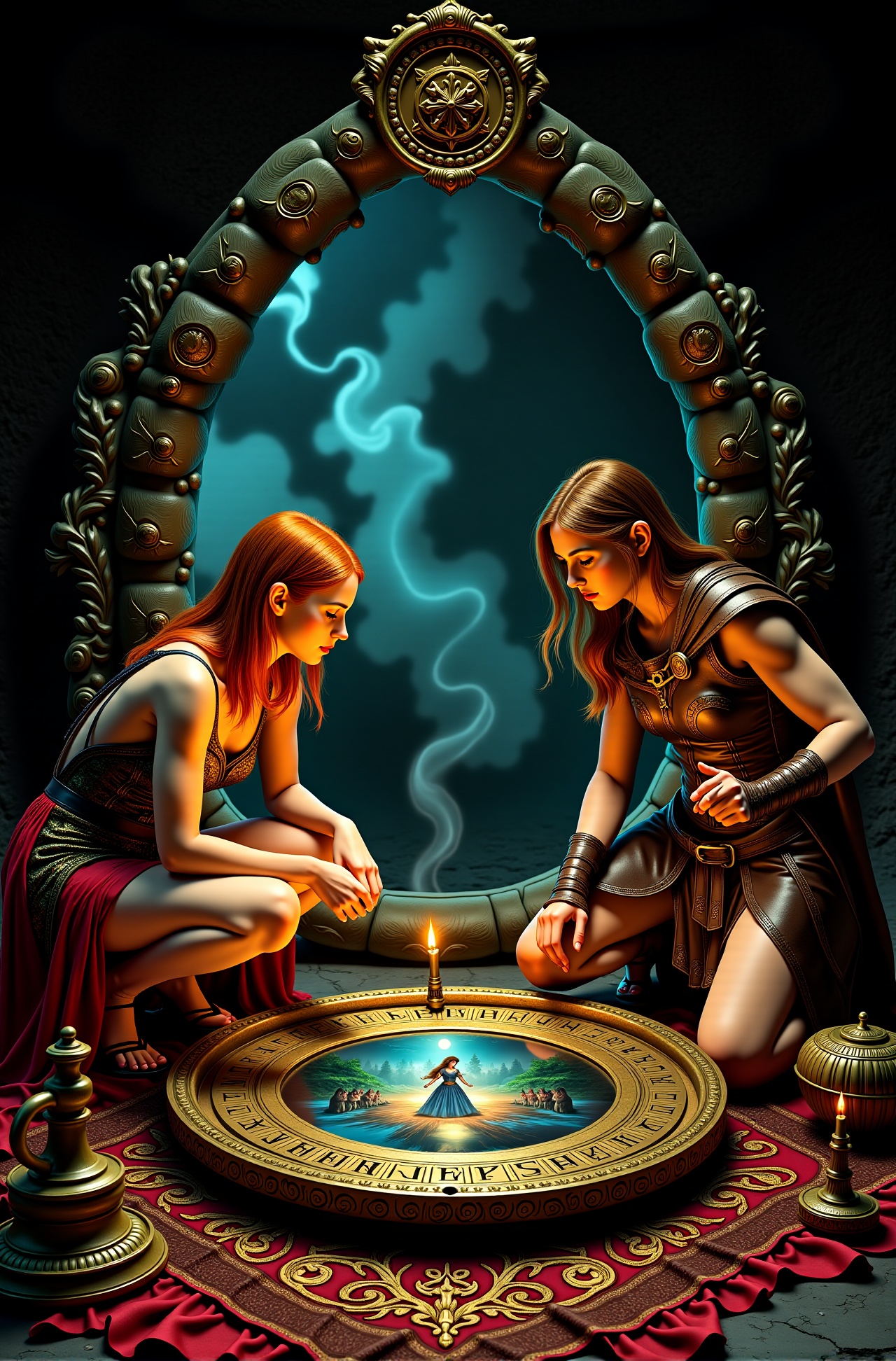 Vintage Pulp Fantasy,  Hammer Glamour,  Dungeons and Dragons on Tensor.Art