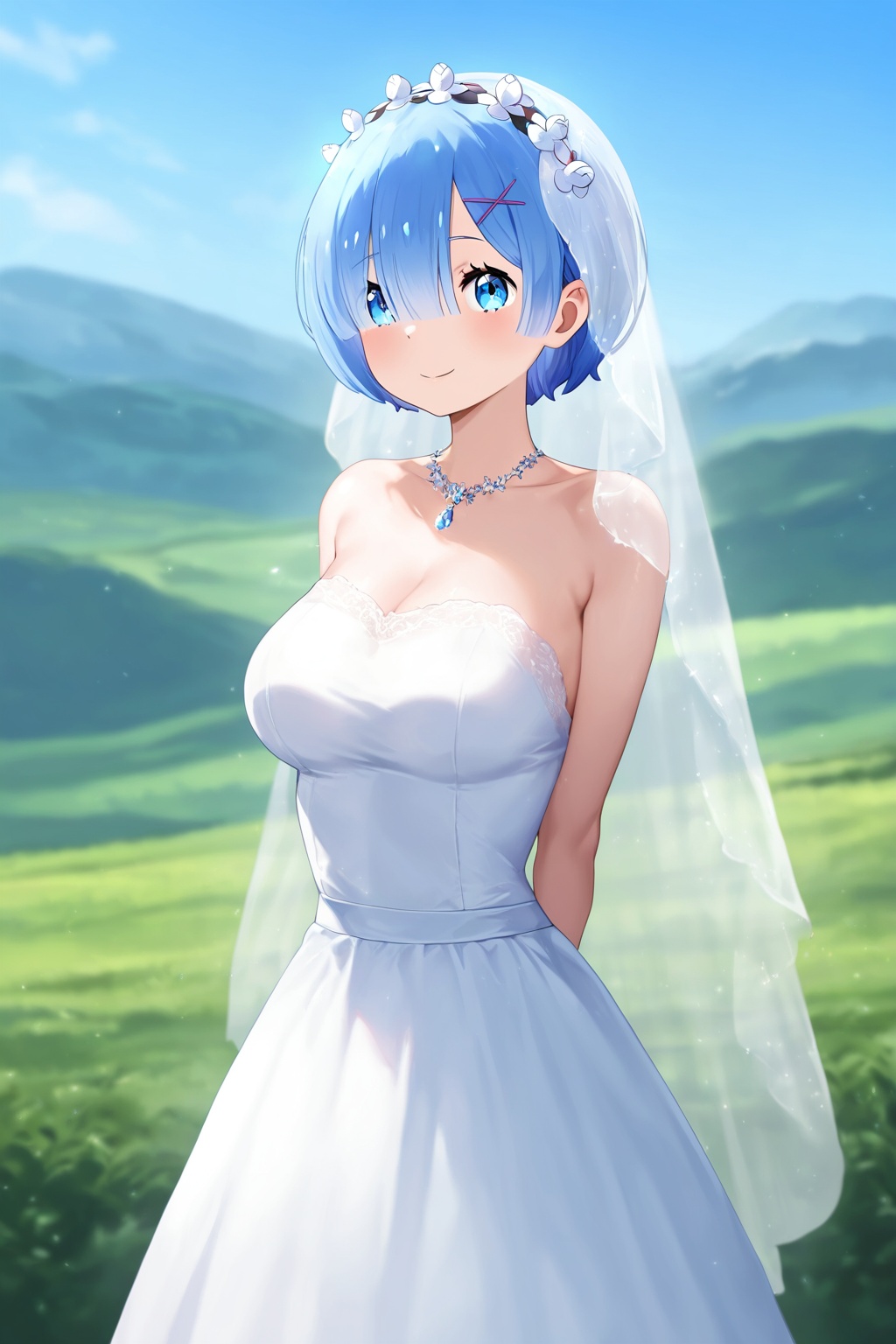 rem \(re:zero\),  re:zero kara hajimeru isekai seikatsu,  1girl on Tensor.Art