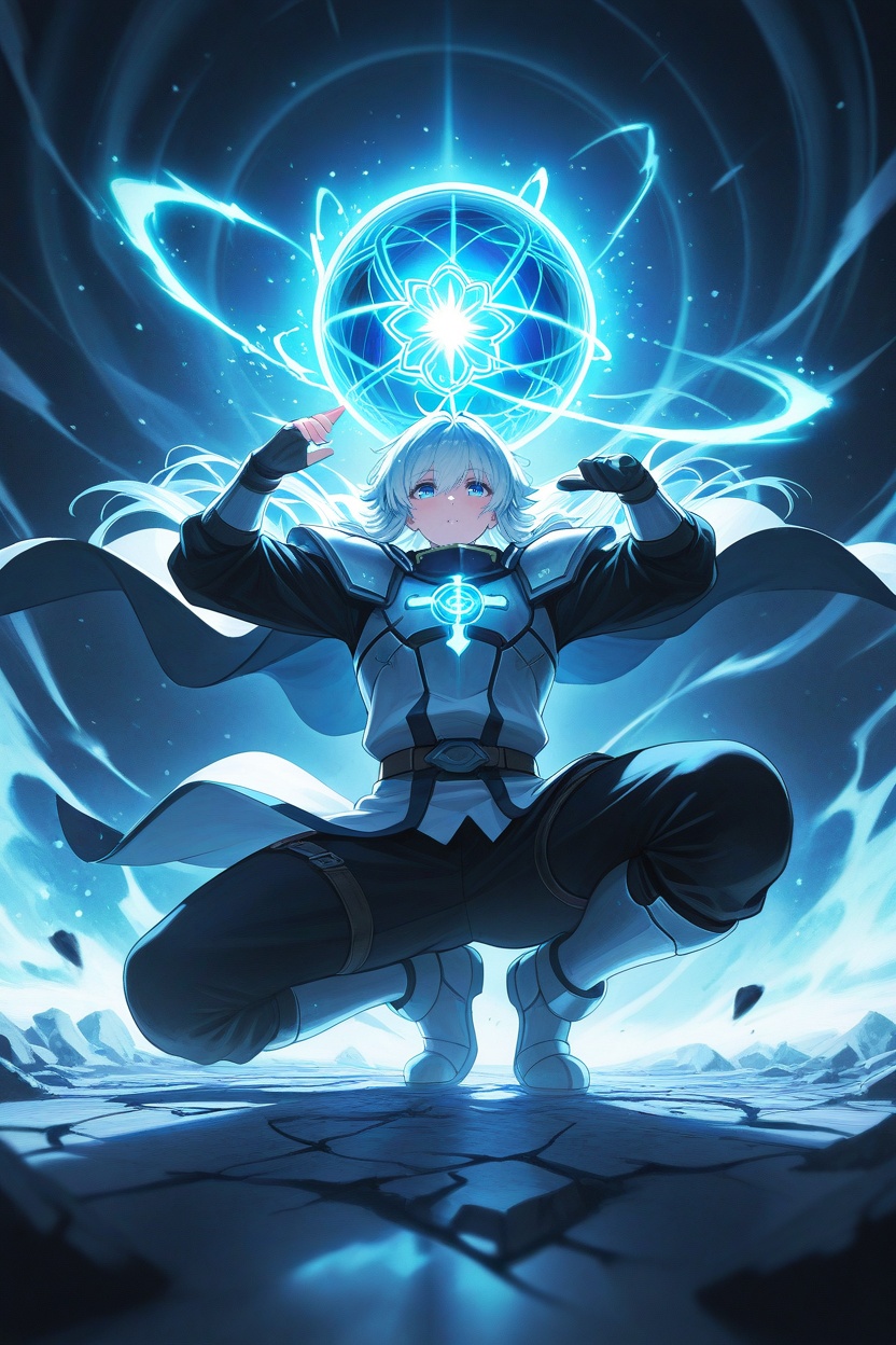 (shimmering translucent dome made of layered arcane energy),  (glowing outlines with magical runes rotating slowly),  (sof...