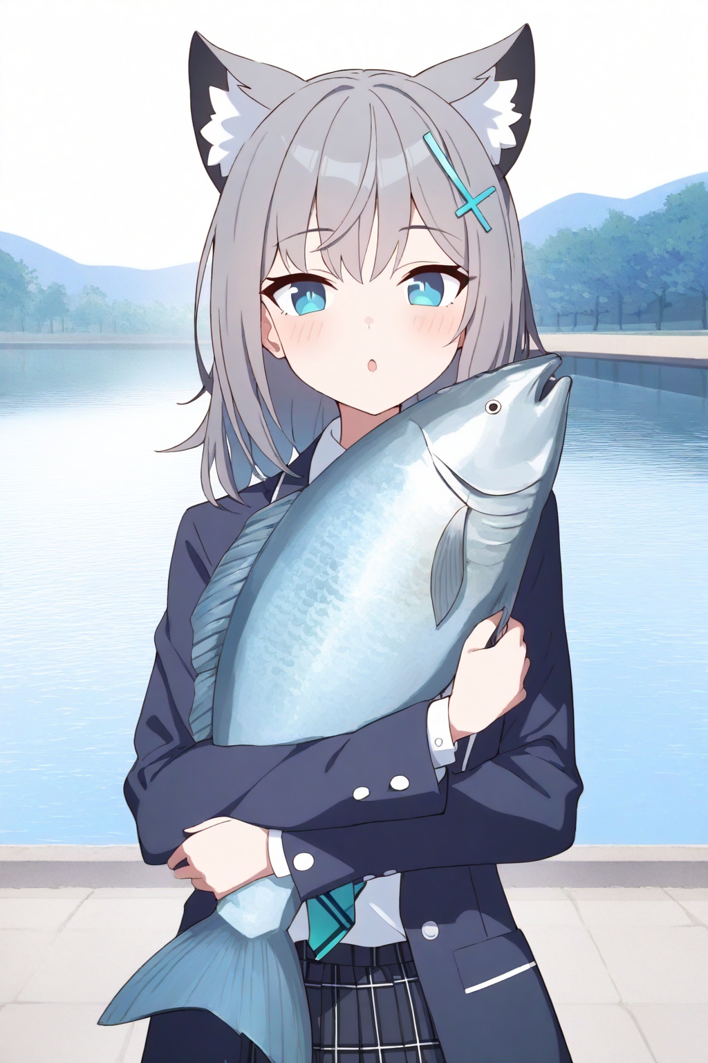 1girl,  shiroko,  blue archive on Tensor.Art