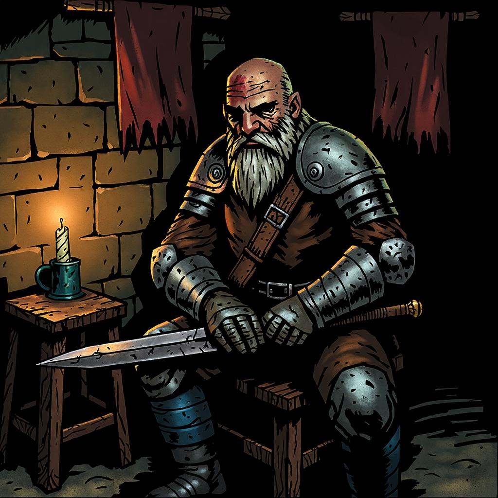 inked comic illustration in dd artstyle,  tight,  claustrophobic framing under flickering candlelight on Tensor.Art