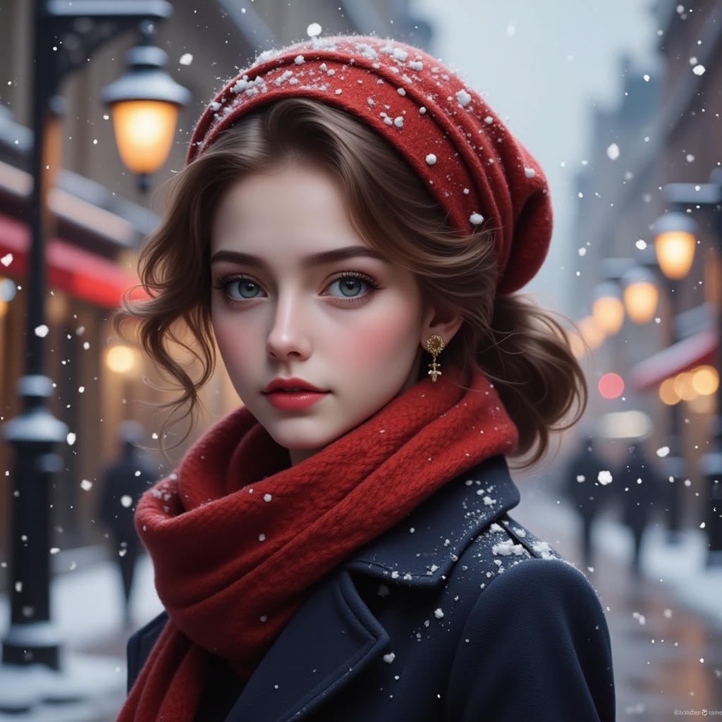 best quality,  soft snow lighting,  dreamy focus on Tensor.Art