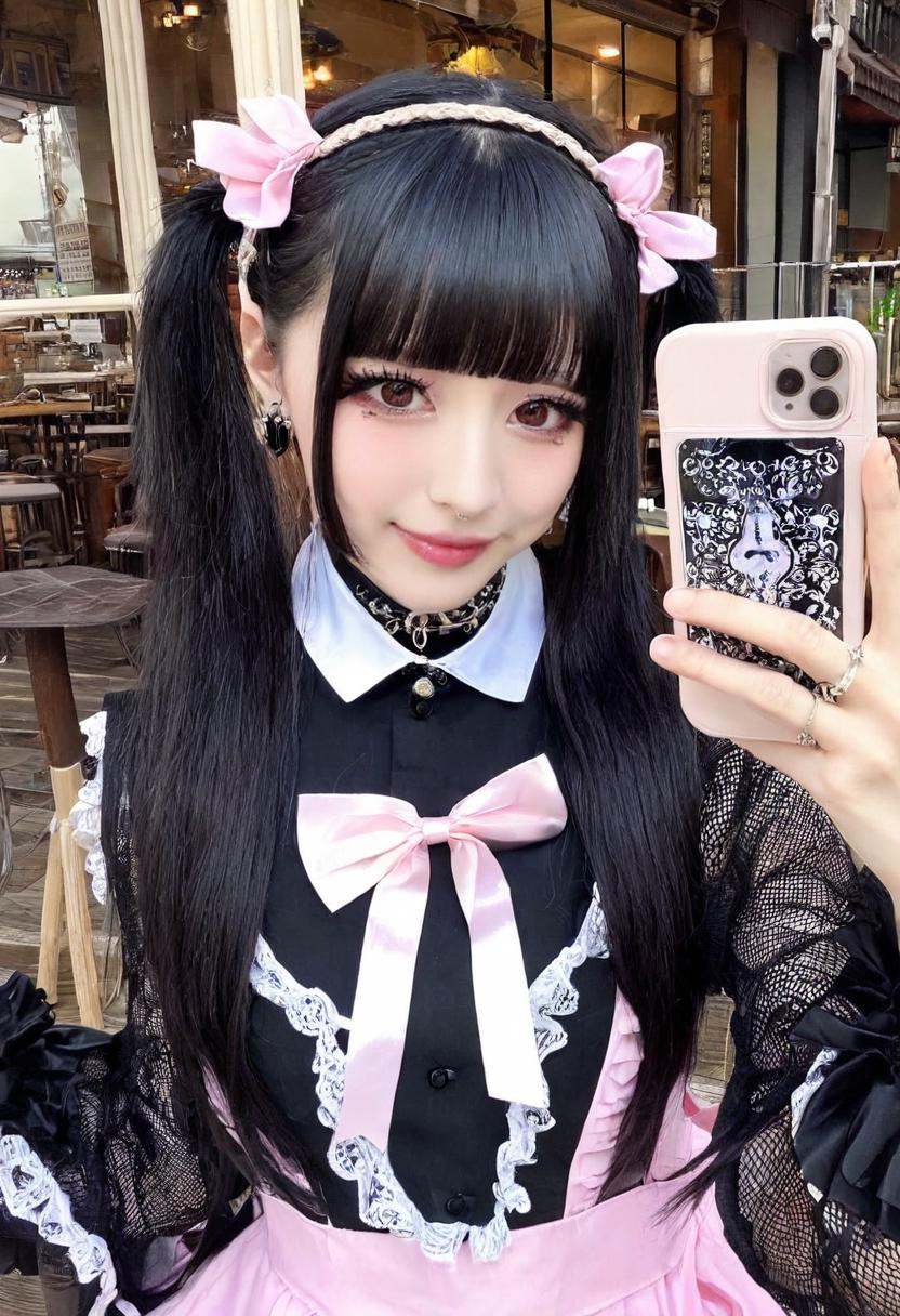 masterpiece,  best quality,  jirai kei on Tensor.Art