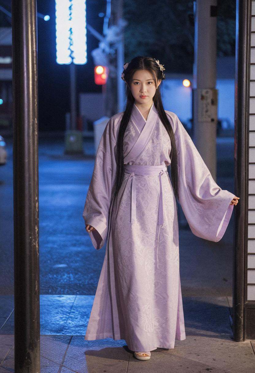 A still of an asian woman from a martial arts movie and wearing traditional Hanfu,  HDR,  Film Tone on Tensor.Art