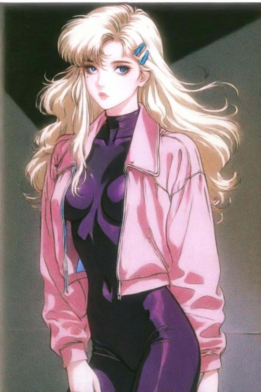 fuurinji miu,  blonde hair,  long hair on Tensor.Art