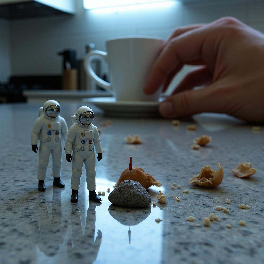 Mid-21st century concept art in ultra-detailed 3D-rendered photorealism,  inspired by NASA promotional illustrations and h...