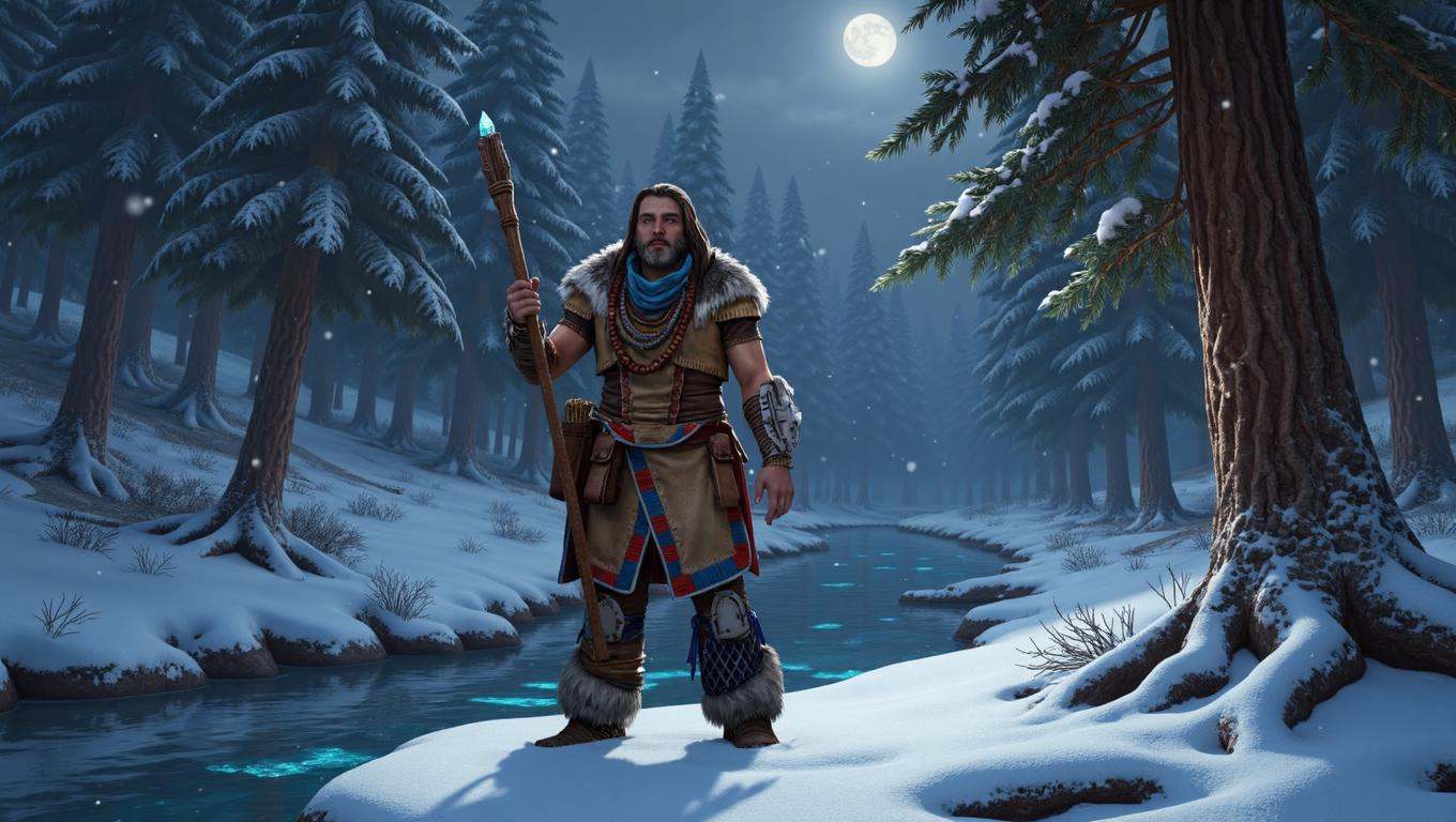 A cinematic fantasy illustration in the style of a 1990s high-fantasy illustrated novel cover,  rendered with rich oil pai...