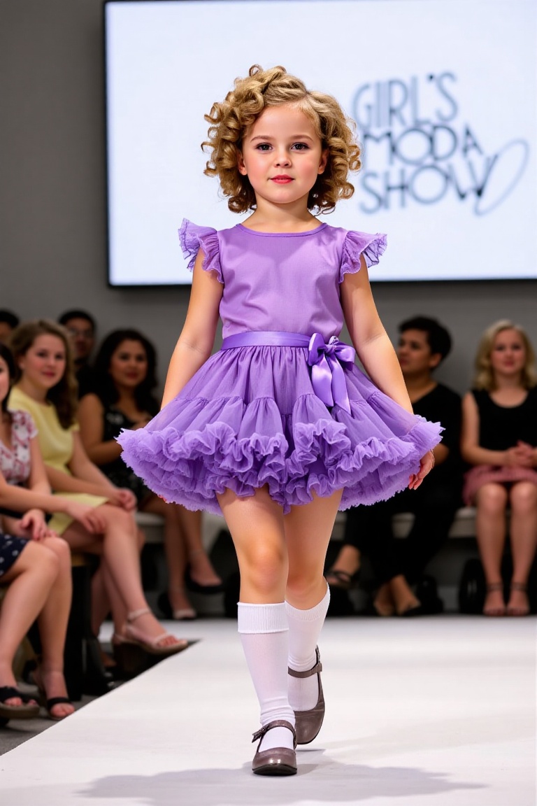 ultra-realistic film photography with minute details,  little girl in purple pettiskirt,  5 year-old on Tensor.Art