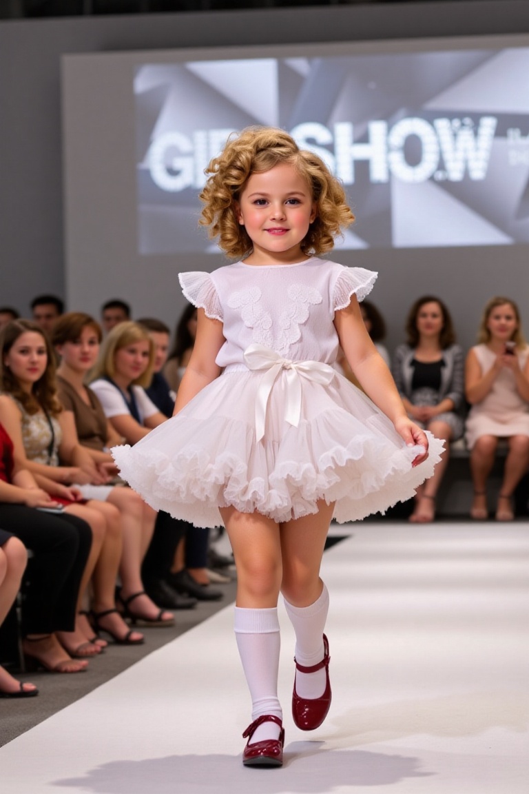 ultra-realistic film photography with minute details,  little girl in pettiskirt,  5 year-old on Tensor.Art