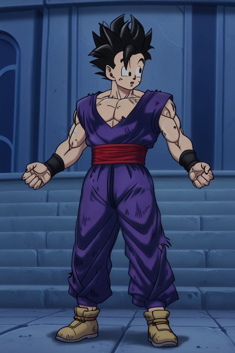 DBSSHGohan,  1boy,  spiked hair on Tensor.Art