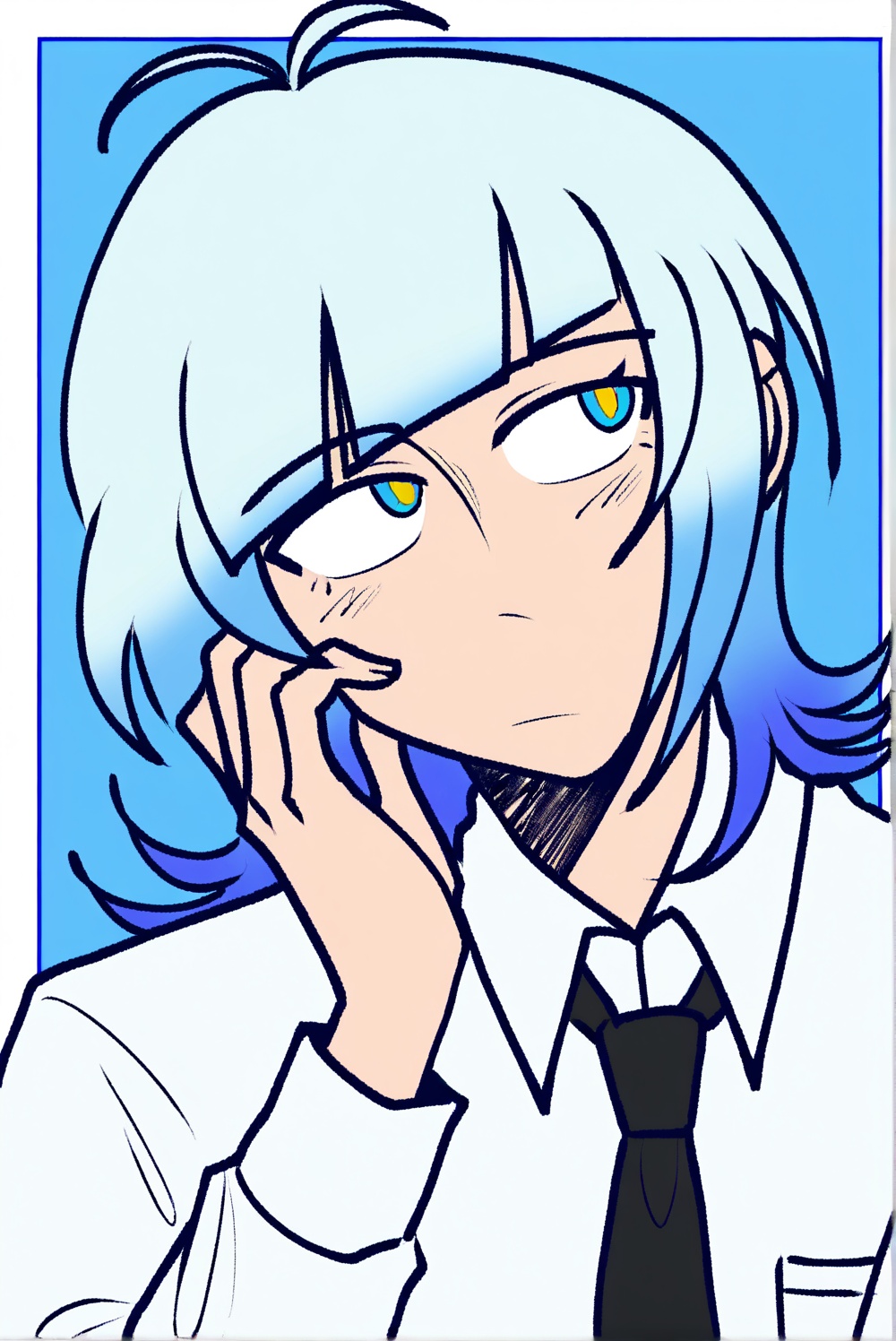 solo,  white shirt,  buttoned shirt on Tensor.Art