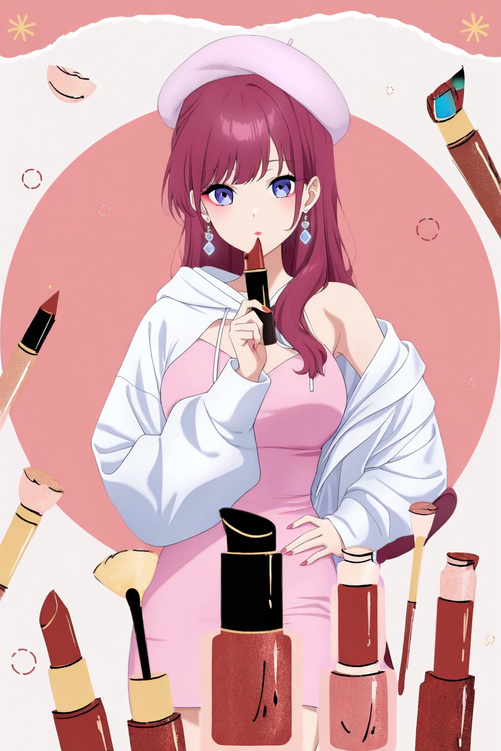 1girl,  Beauty_poster,  Cosmetic_poster on Tensor.Art