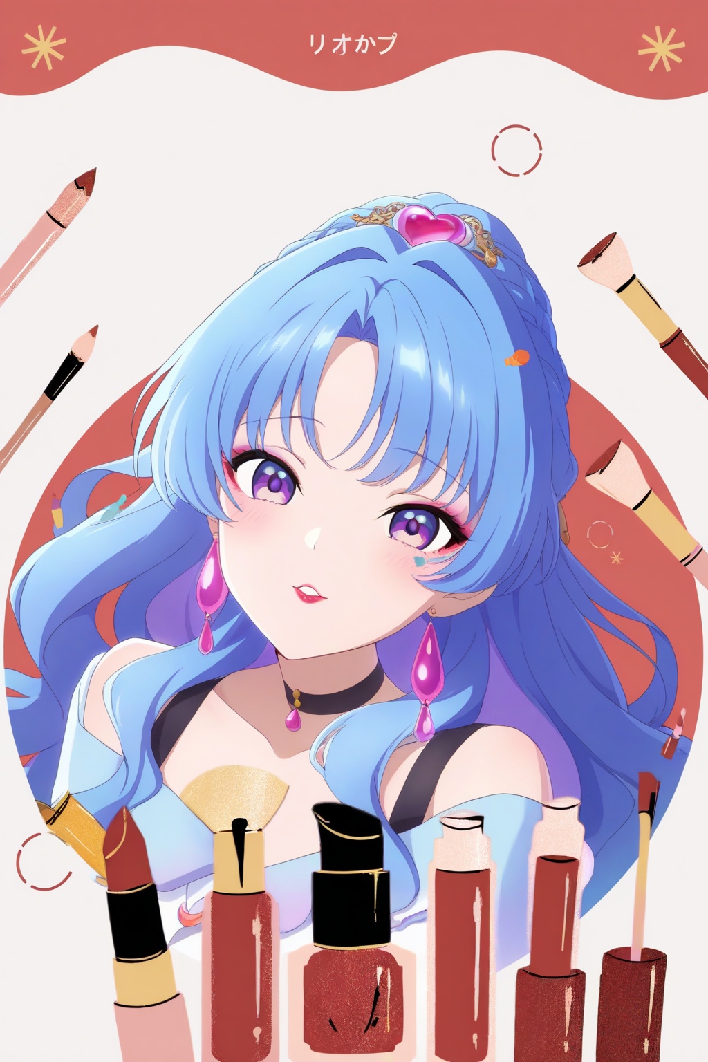 1girl,  Beauty_poster,  Cosmetic_poster on Tensor.Art