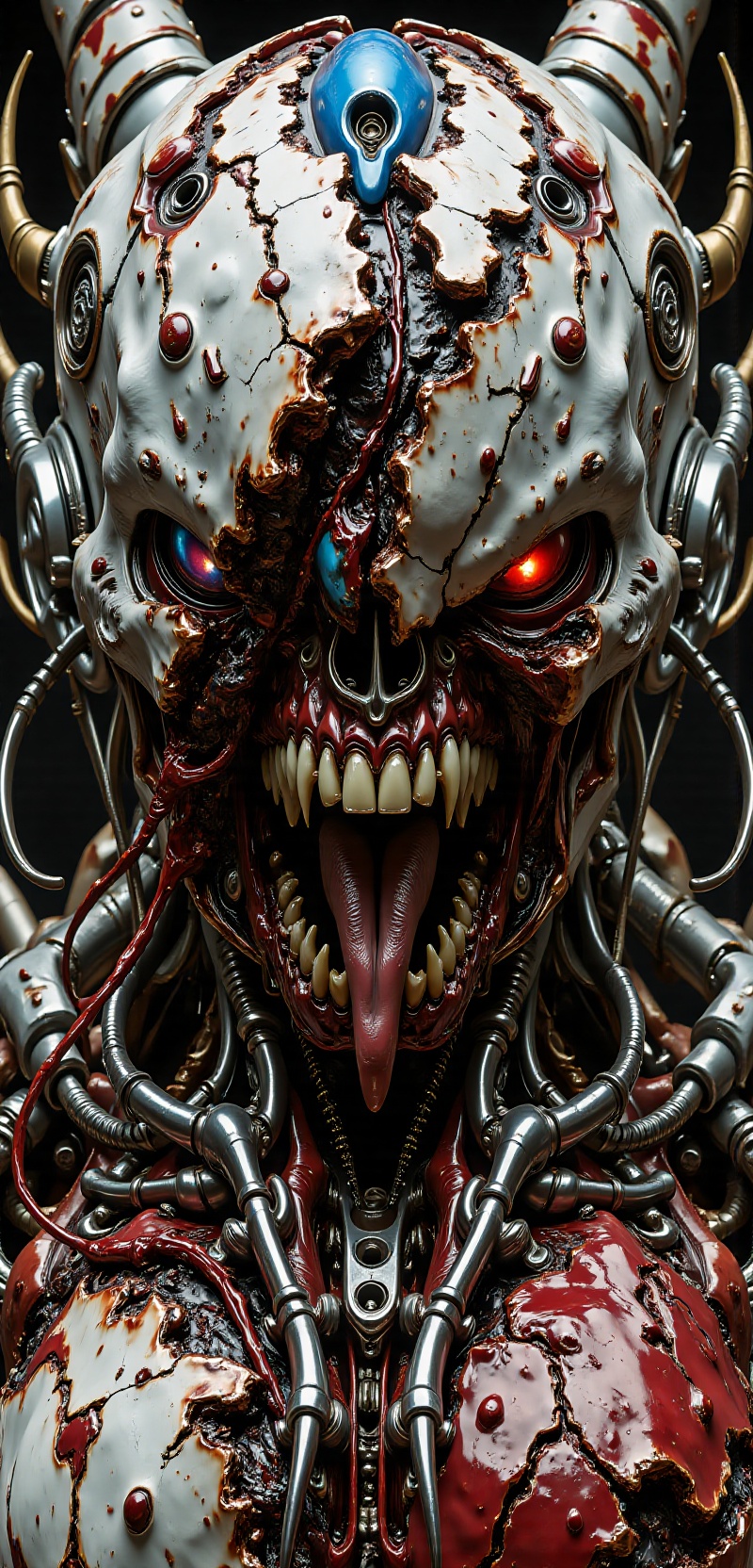 Close up detail of supreme robot head,  polycarbonate bodywork,  in on Tensor.Art
