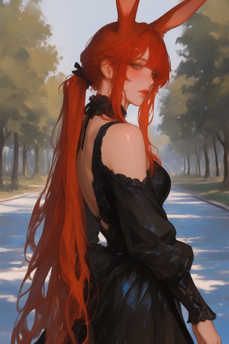 female,  broad shoulders,  green eyes on Tensor.Art