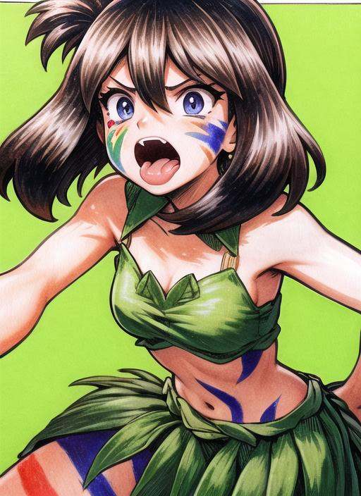 sapphirebirch,  1girl,  open mouth on Tensor.Art