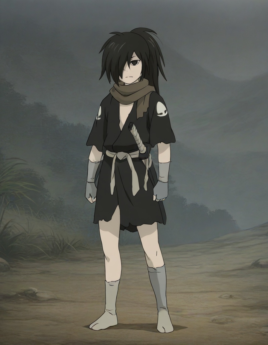 anime coloring,  anime screenshot,  HyakkimaruILXL on Tensor.Art