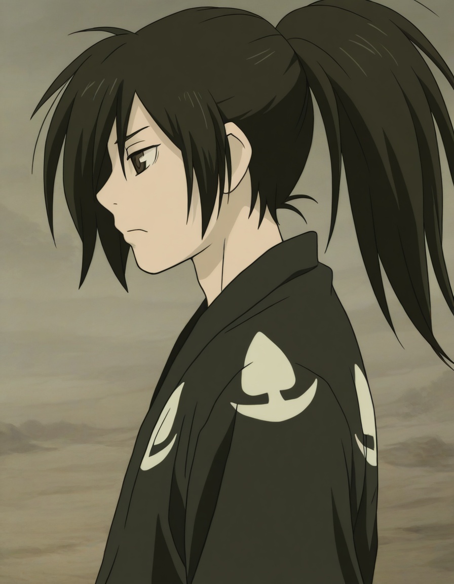 anime coloring,  anime screenshot,  HyakkimaruILXL on Tensor.Art