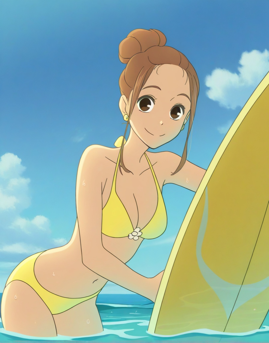 (anime coloring,  anime screenshot) HinakoMukaimizuILXL,  1girl on Tensor.Art