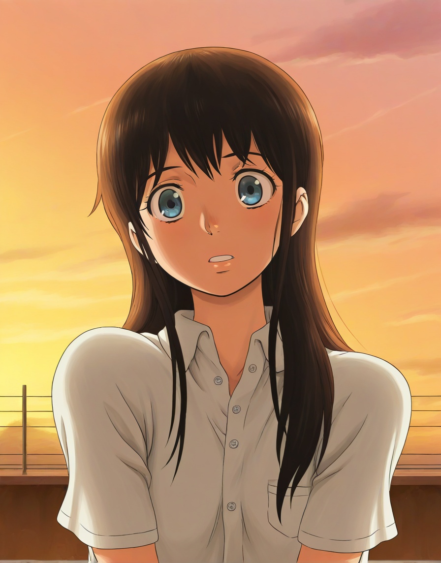 (anime coloring,  anime screenshot) NanakoSaekiILXL,  solo on Tensor.Art