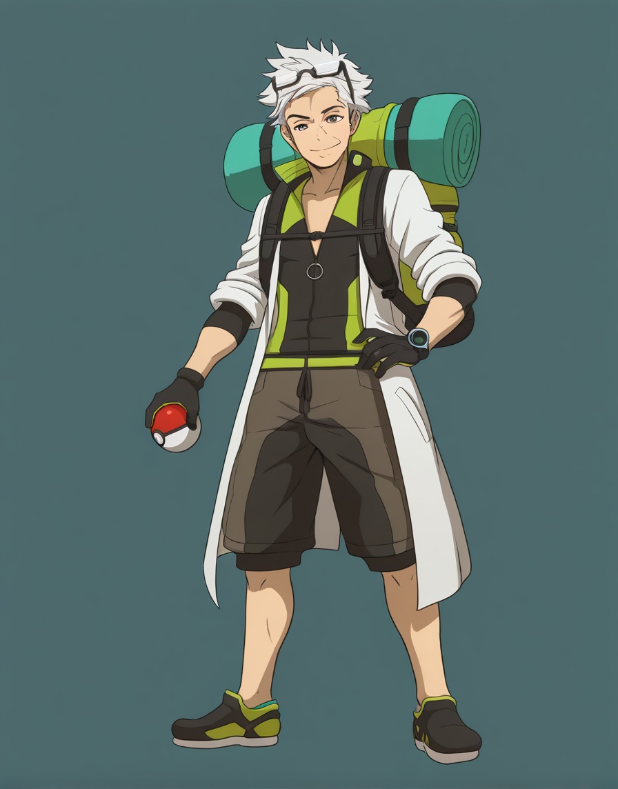 (anime coloring,  anime screenshot) ILXLWillowPkmn,  1boy on Tensor.Art