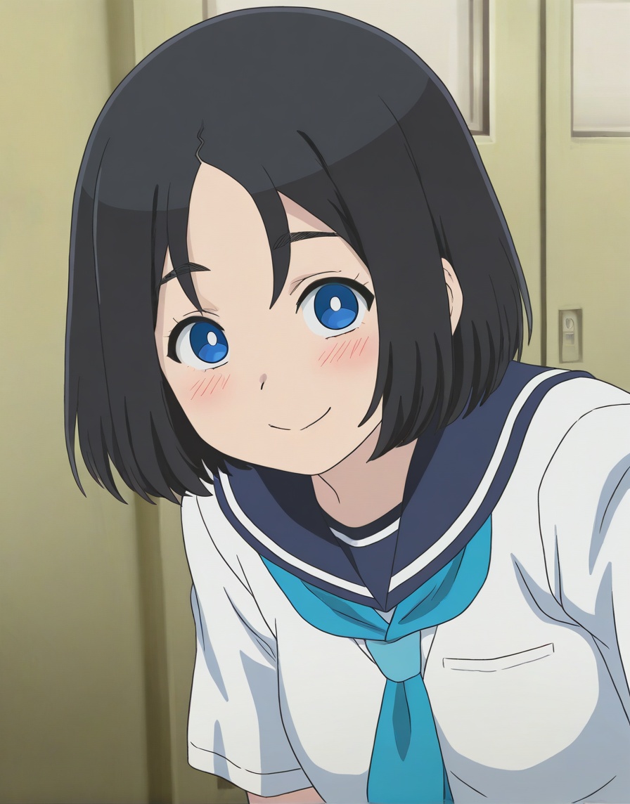 (anime coloring,  anime screenshot) MoriMaruILXL,  1girl on Tensor.Art