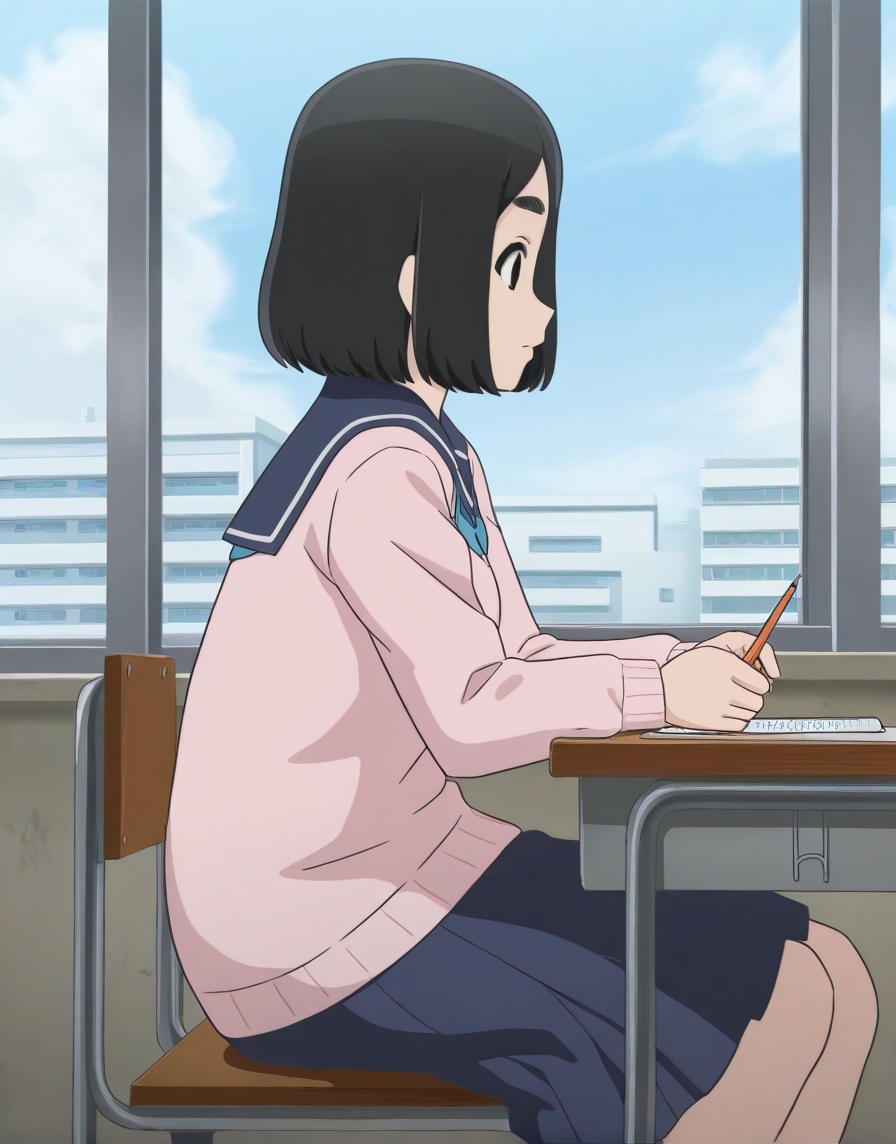 (anime coloring,  anime screenshot) MoriMaruILXL,  1girl on Tensor.Art
