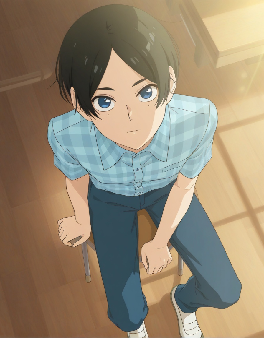 (anime coloring,  anime screenshot) TakahashiYotasukeILXL,  1boy on Tensor.Art
