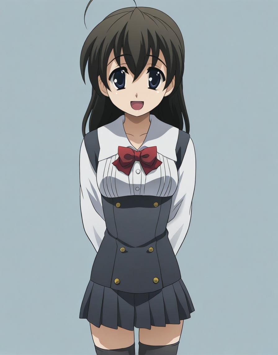(anime coloring,  anime screenshot) SekaiSaionjiILXL,  1girl on Tensor.Art
