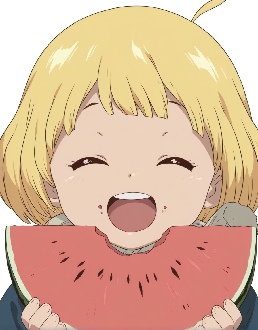 (anime coloring,  anime screenshot) SuikaILXL,  food on Tensor.Art