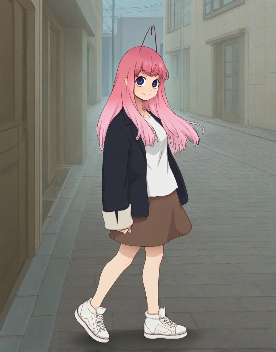 (anime coloring,  anime screenshot) AmoNekoyashikiILXL,  looking at viewer on Tensor.Art
