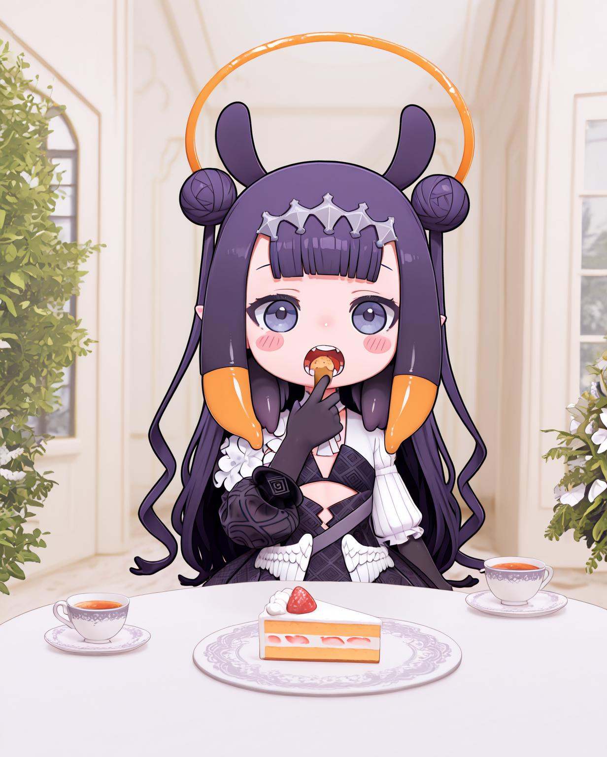 (chibi,  dog-san,  blush stickers on Tensor.Art