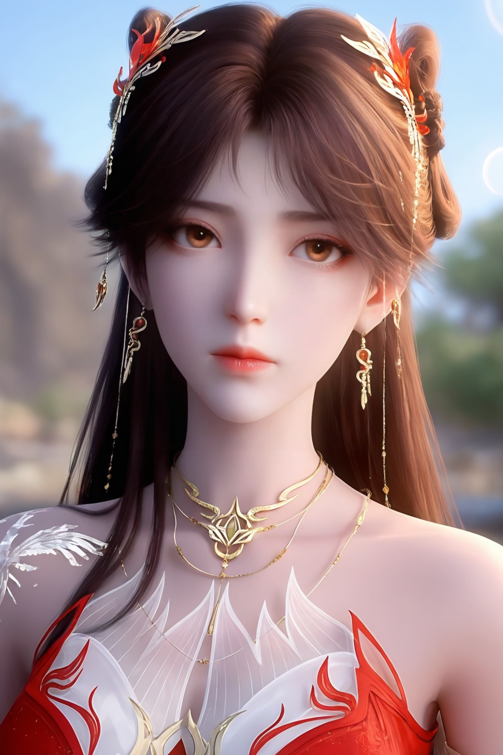 1girl,  solo,  long hair on Tensor.Art