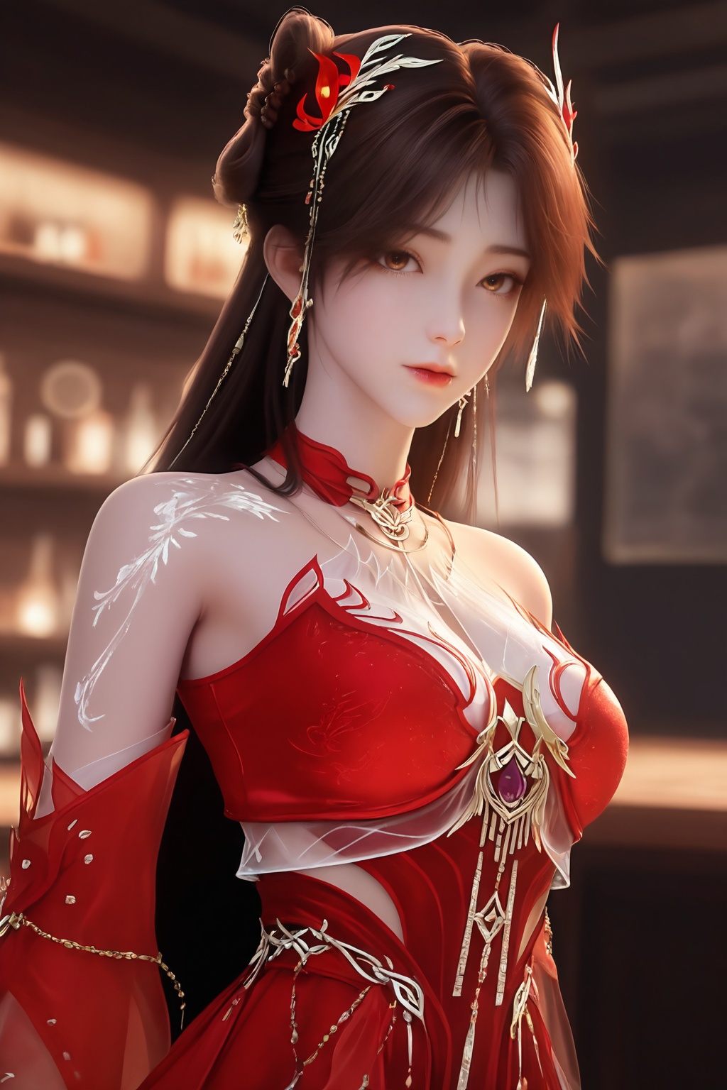 1girl,  solo,  long hair on Tensor.Art