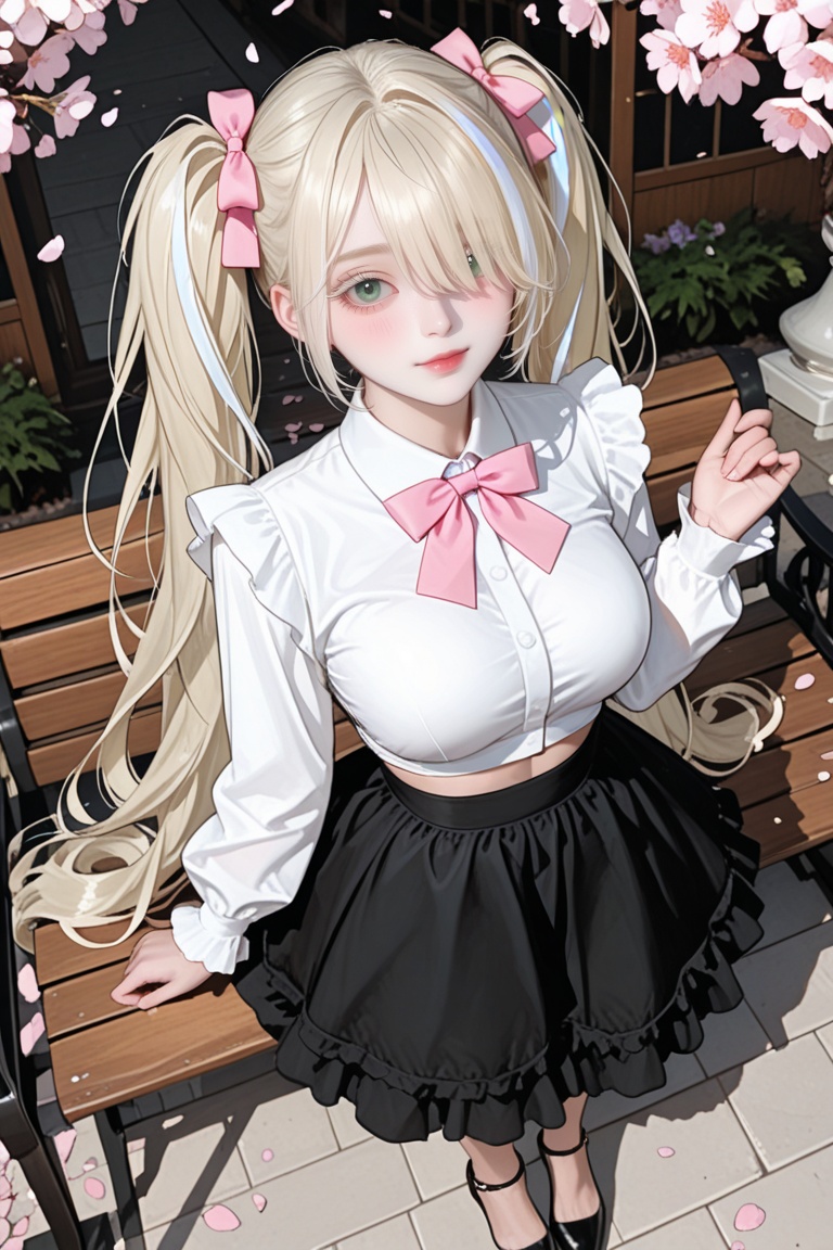A woman with very long hair,  big eyes,  Jade green eyes on Tensor.Art