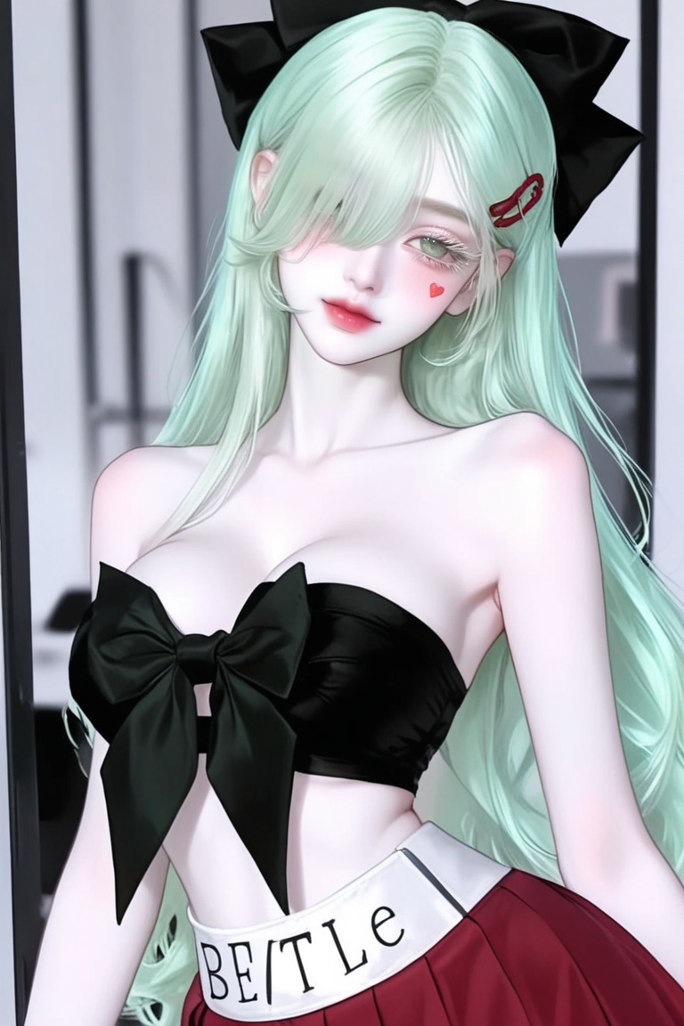 ((beautiful))1 girl,  My hair is very long. ,  ) on Tensor.Art