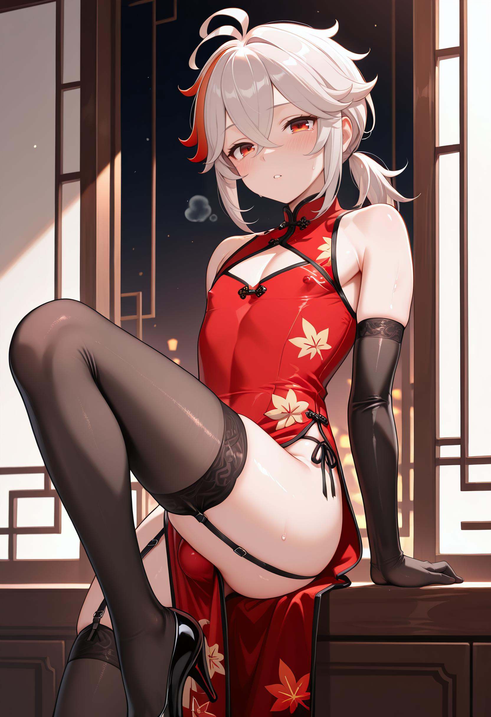 1boy,  male focus,  kaedehara kazuha on Tensor.Art
