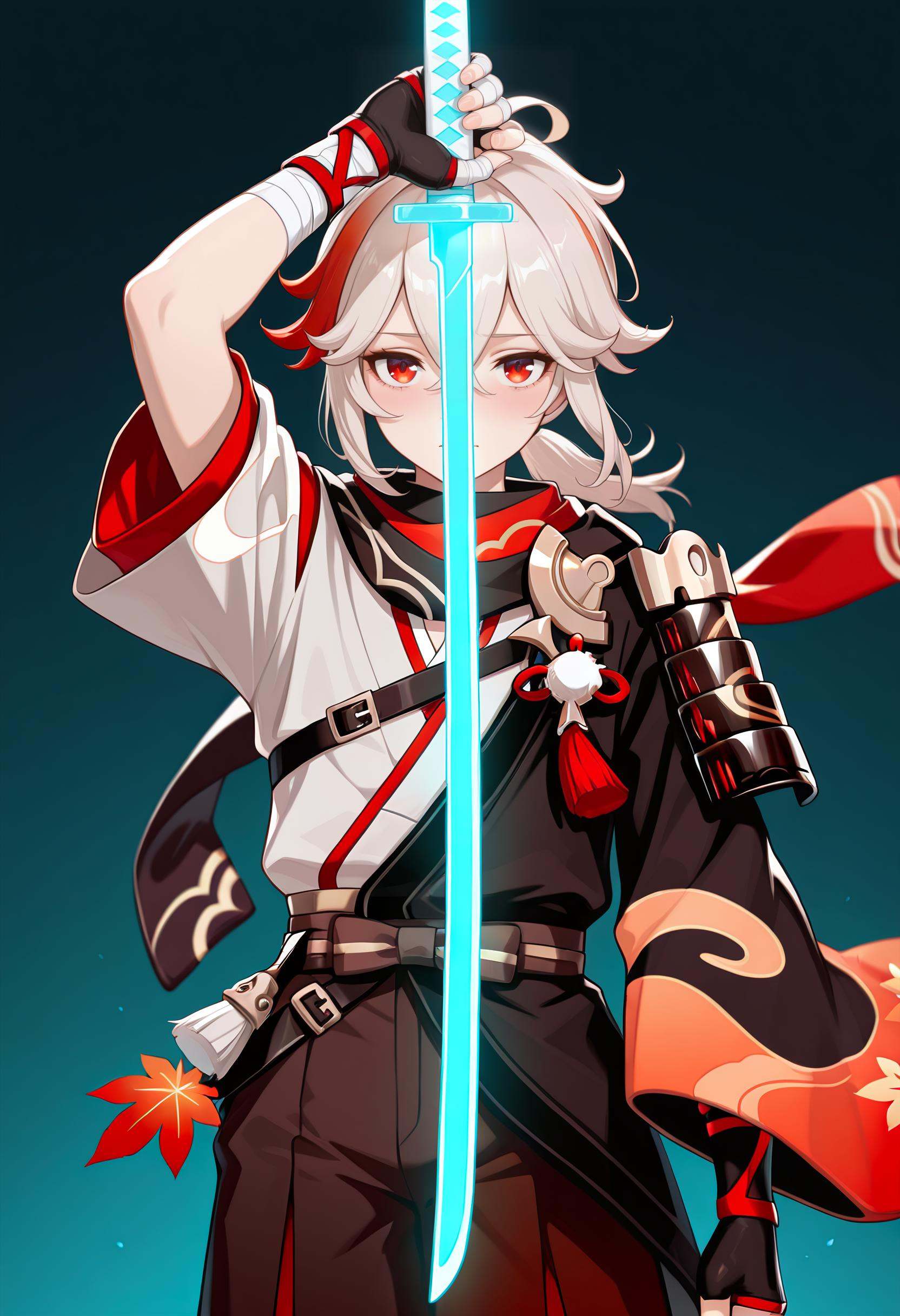 1boy,  male focus,  kaedehara kazuha on Tensor.Art