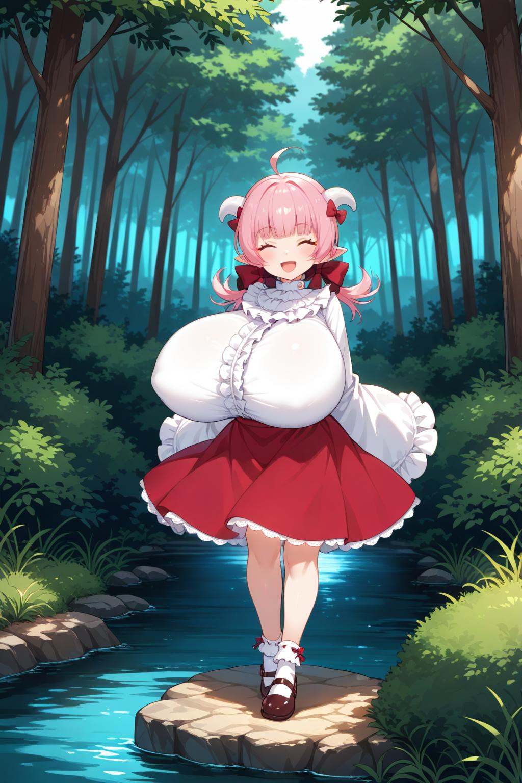 1girl,  solo,  lesser imp on Tensor.Art