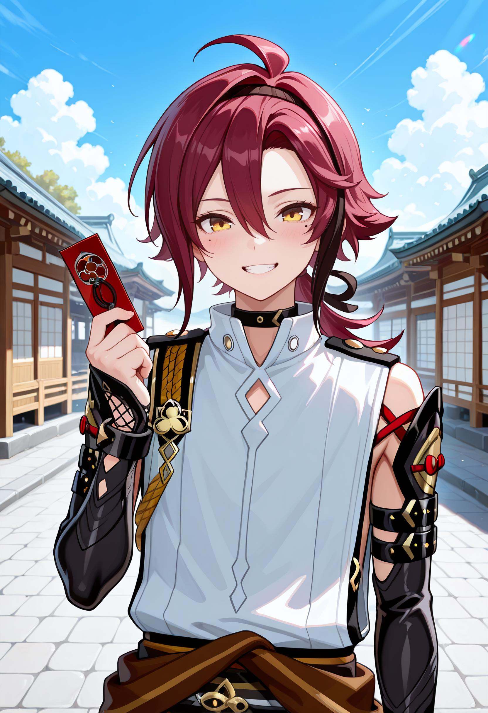 1boy,  male focus,  shikanoin heizou on Tensor.Art